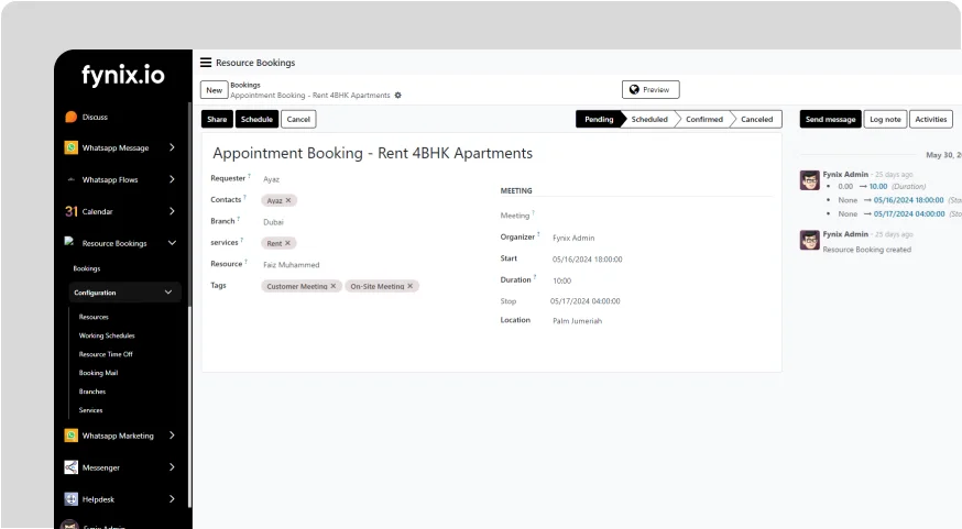 appointment scheduling